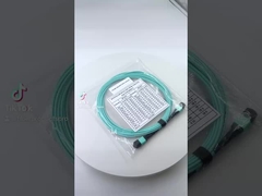 এমটিপি প্যাচ প্যানেলের জন্য ওএম 3 এসএম এমপিও ব্রেকআউট ক্যাবল পিভিসি / এলএসজেডএইচ জ্যাকেট