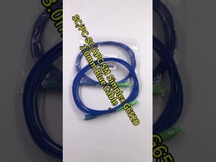 এসসি ইনডোর সিম্প্লেক্স বর্মযুক্ত ইউপিসি এবং এপিসি ফাইবার অপটিক প্যাচ লিড