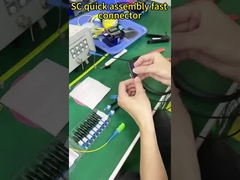 ফিল্ড ইনস্টলযোগ্য 90N 2.0mm SC UPC অপটিক্যাল ক্যাবল সংযোগকারী