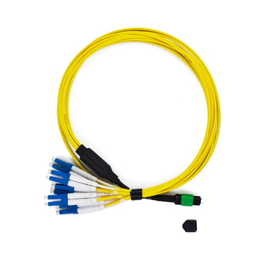 কেনা MM কম ক্ষতি MTP MPO প্যাচ কর্ড 8 / 12 / 24core PVC 3.0mm ফ্যানআউট হাইব্রিড প্যাচ কর্ড online manufacture