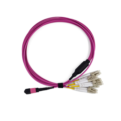 কেনা LANS / WANS / FTTX এর জন্য 8 / 12 / 16 / 24 Fibers MPO MTP ট্রাঙ্ক কেবল প্রি টার্মিনেটেড online manufacture