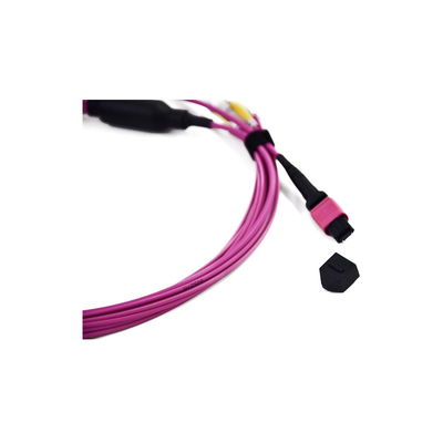 কেনা MM/SM 10 GB OM3 MPO থেকে LC ফাইবার কেবল 0.9mm ফ্যানআউট প্যাচ কেবল online manufacture