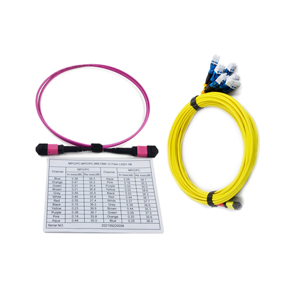 কেনা 3.0mm 100G MPO থেকে MPO জাম্পার ফাইবার কেবল মহিলা সংযোগকারী 10m কম সন্নিবেশ ক্ষতি online manufacture