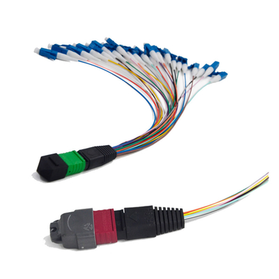 কেনা 3.0mm LSZH রাউন্ড MPO MTP প্যাচ কর্ড মাল্টিমোড ডুপ্লেক্স 10G OM3 OM4 online manufacture