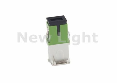 কেনা FTTH এস সি সিম্পল অ্যাডাপ্টার, Hinged ডাস্ট কভার সঙ্গে ফাইবার অপটিক কেবল অ্যাডাপ্টারের online manufacture