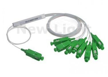 কেনা SAPC MINI একক মোড 1x8 পিএলসি বিভাজক, FTTH পিএলসি ইস্পাত টিউব প্রকার FBT ফাইবার সংযোজক online manufacture