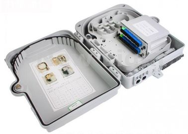 কেনা ওয়াটারপ্রুফ / ডাস্টপ্রুফ FTTH টার্মিনাল বক্স 16 কোর ফাইবার অপটিক বিভাজক OEM উপলব্ধ online manufacture