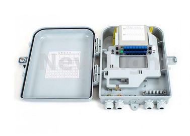 কেনা পিসি মিশ্র উপাদান 16 পোর্ট FTTH টার্মিনাল বক্স / ল্যান জন্য অপটিক্যাল splitter বাক্স / CATV online manufacture