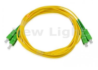 কেনা FTTH এসসি APC প্যাচ কর্ড, 2.0 মিমি / 3.0 মিমি একক মোড দ্বৈত ফাইবার অপটিক কেবল online manufacture