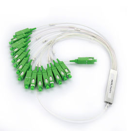 কেনা মিনি ফাইবার অপটিক সংযোজক Splitter, এসসি APC 1 এক্স 16 FTTH ইন্টারনেট জন্য একক মোড ফাইবার বিভাজক online manufacture