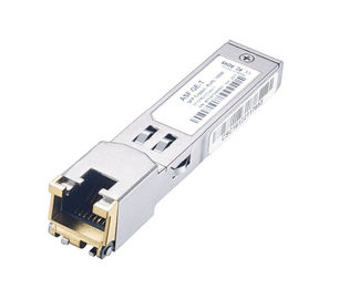 কেনা 850nm তরঙ্গদৈর্ঘ্য SFP ফাইবার ট্রান্সসিভার RJ45 মহিলা সংযোজক 1.25 Gb / এস online manufacture