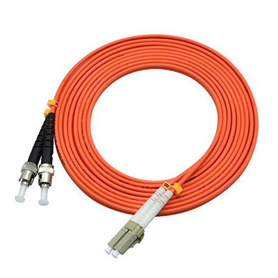 কেনা 850 Wavelength LC থেকে ST Duplex Optical Fiber Patch Cord with LSZH Jacket for High-Speed Data Transmission online manufacture