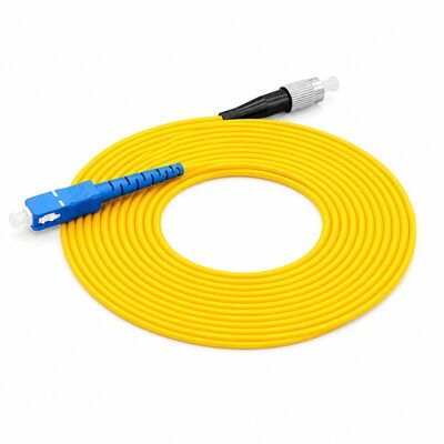 কেনা নিম্ন সন্নিবেশ হ্রাস ≤0.15dB বন্ড অসংবেদনশীল G657A1 একাধিক সংযোগকারী প্রকারের সাথে ফাইবার অপটিক প্যাচ কর্ড online manufacture