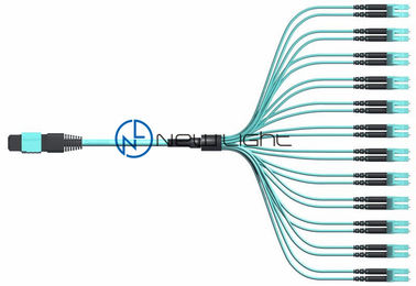 কেনা 24 ফাইবার OM3-150/300 MPO MTP ক্যাবল 40G/100G ট্রান্সমিশন এবং পুরুষ বা মহিলা সংযোগকারী বিকল্পগুলির সাথে online manufacture