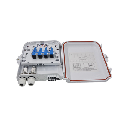 কেনা ABS 8 কোর ক্যাসেট PLC স্প্লিটার নেটওয়ার্ক টার্মিনেশন বক্স ওয়াল মাউন্টযোগ্য online manufacture