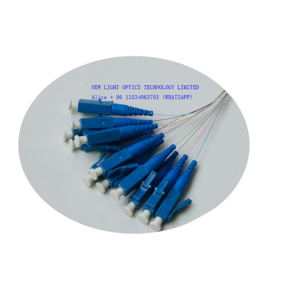 LSZH OFNP OFNR MTP থেকে LC ব্রেকআউট কেবল 12 কোর OS2 OM3 মহিলা টাইপ