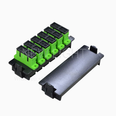 ১৯ ইঞ্চি র্যাক মাউন্টেড ২৪ কোর ফাইবার অপটিক প্যাচ প্যানেল ডেটা সেন্টার এবং টেলিকমিউনিকেশনের জন্য