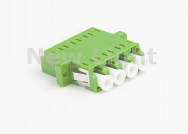 এলসি APC 4 পোর্ট ফাইবার অপটিক সংযোজক / এলসি থেকে এলসি ফাইবার অ্যাডাপ্টারের স্ট্যান্ডার্ড চক্রের উন্নত পার্শ্ব সঙ্গে