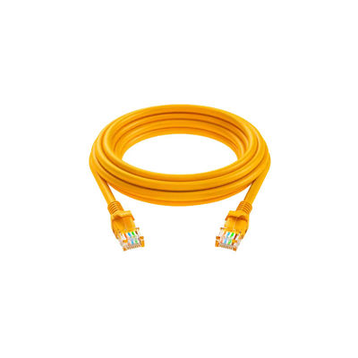Cat5e নেটওয়ার্ক ক্যাবল 100% অবিচ্ছিন্নতা পরীক্ষা RJ45 প্যাচ কর্ড সহ গোল্ড প্ল্যাটড ডাবল স্কিলিং