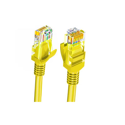 Cat6a Double Shielding UTP Patch Cord with 25AWG Bare Copper and Gold Plated Connectors (২৫এডাব্লুজি নগ্ন তামা এবং সোনার প্লাস্টিকযুক্ত সংযোগকারী সহ ডাবল শেল্ডিং ইউটিপি প্যাচ কর্ড)