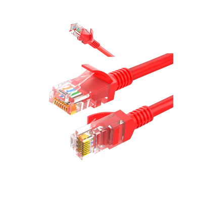 UL সার্টিফাইড Cat6 নেটওয়ার্ক প্যাচ কর্ড 100% কন্টিনিউটিটি টেস্ট সহ গোল্ড প্ল্যাটেড খালি তামা 24AWG UL/ETL/CE/FCC