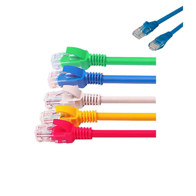 Cat6 ইথারনেট নেটওয়ার্ক প্যাচ ক্যাবল খাঁটি তামা কন্ডাক্টর 4P/6P/8P বিভিন্ন ব্যাসার্ধ