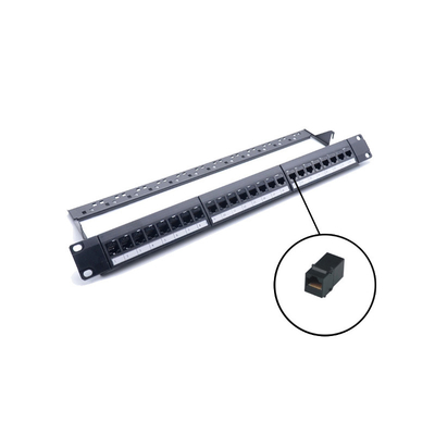 Cat6 Cable Management 110/Krone IDC প্যাচ প্যানেল Cat5e/Cat6a/Cat7 ইথারনেট ইন্টিগ্রেশনের জন্য