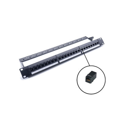 1U/2U র‍্যাক-মাউন্টযোগ্য ডিজাইনে Cat5e/Cat6/Cat6a/Cat7 ক্যাবলের জন্য 110/ক্রোন আইডিটি টার্মিনেশন সহ RJ45 ইথারনেট প্যাচ প্যানেল
