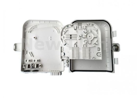 ABS উপাদান ওয়াল মাউন্ট ফাইবার অপটিক টার্মিনেশন বক্স সঙ্গে জলরোধী 8 কোর FTTH টার্মিনেশন বক্স