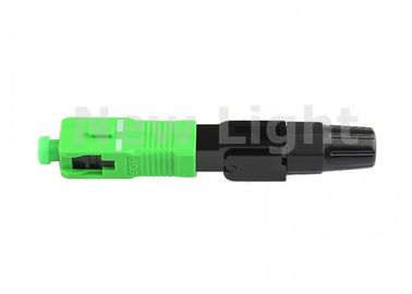 FTTH অ্যাপ্লিকেশনগুলির জন্য প্লাস্টিক উপাদান ফাইবার অপটিক ফাস্ট সংযোগকারী, ১০ সেকেন্ডের কর্মক্ষম সময়, ৫N বন্ধন শক্তি এবং ৮N ক্ল্যাম্পিং ফোর্স সহ