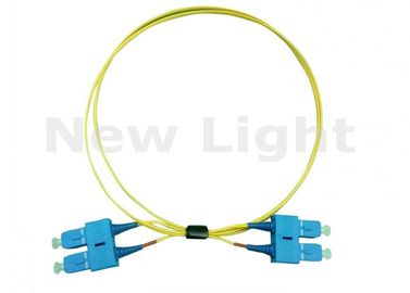 এসসি SC ফাইবার অপটিক জ্যামার তারগুলি এসএম DX 9-125 1.2mm ব্যাস ডাটা টেস্ট যন্ত্রপাতি জন্য
