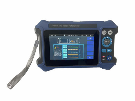 5m-80KM পরীক্ষার দূরত্বের সাথে ফাইবার অপটিক সরঞ্জাম উচ্চ কার্বন ইস্পাত প্লিজ এবং সঠিক পরীক্ষার জন্য এলডি আলোর উত্স