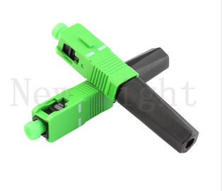 দ্রুত সমাবেশ সংযোজক ≤0.3dB সন্নিবেশ ক্ষতি এবং >90N টান শক্তি 0.9/2.0/3.0mm তারের জন্য