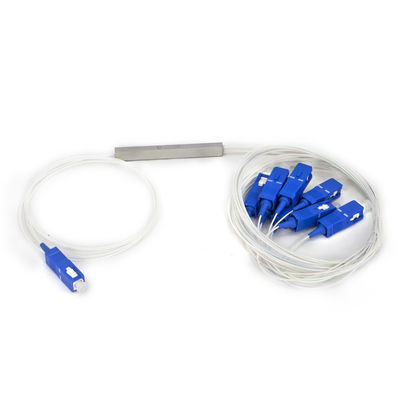 স্থানীয় এলাকা নেটওয়ার্কগুলির জন্য 1260-1650nm তরঙ্গদৈর্ঘ্য এবং একক মোড সহ 1xN ফাইবার অপটিক পিএলসি স্প্লিটার