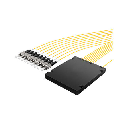 টেলিকমিউনিকেশন সিস্টেমের জন্য এসসি এপিসি সংযোগকারী সহ সিই সার্টিফাইড সিঙ্গেল মোড ফাইবার অপটিক স্প্লিটার ১x১৬