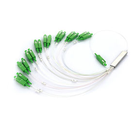 0.5 মিটার 1 এক্স 16 এসপি এপিসি ফাইবার অপটিক বিভাজক FTTH / CATV স্প্লিটারে 3 বছর পাটা
