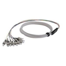 0.9 এমএম সংযোজকগুলির একক মোড ফাইবার Pigtails 1 এম সাদা টিউব কম সন্নিবেশ ক্ষতি