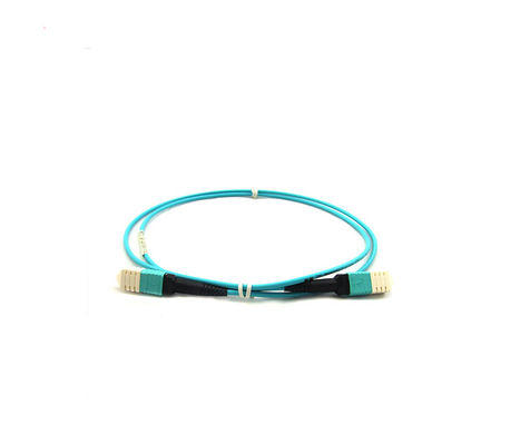 QSFP+ ট্রান্সসিভারের জন্য 8 কোর ফাইবার সহ 10 Ft MPO MTP কেবল প্যাচ কর্ড - 3M দৈর্ঘ্য