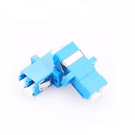 FTTH একক মোড ফাইবার অপটিক অ্যাডাপ্টার, এলসি দ্বৈত অ্যাডাপ্টারের 60 ° ঘটনা এঙ্গেল