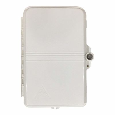 FTTH নেটওয়ার্কের জন্য 8 কোর SC অ্যাডাপ্টার এবং IP-66 সুরক্ষা স্তর সহ ABS ফাইবার অপটিক টার্মিনেশন বক্স
