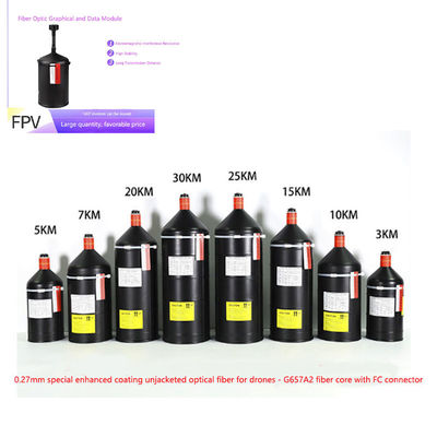 উচ্চ গতির ডেটা ট্রান্সমিশন, একক মোড ফাইবার এবং প্রতিরক্ষা অপারেশনের জন্য অ্যালুমিনিয়াম খাদ হাউজিং সহ সামরিক-গ্রেড ইউএভি ফাইবার অপটিক