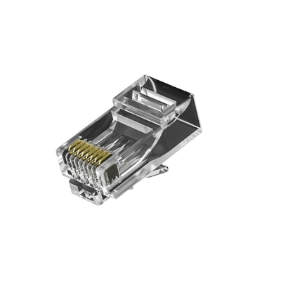 CAT7 সুরক্ষিত RJ45 সংযোগকারী + ফেরাইট ক্লিপ কিট - শিল্পকৌশল দুই-পিস ডিজাইন