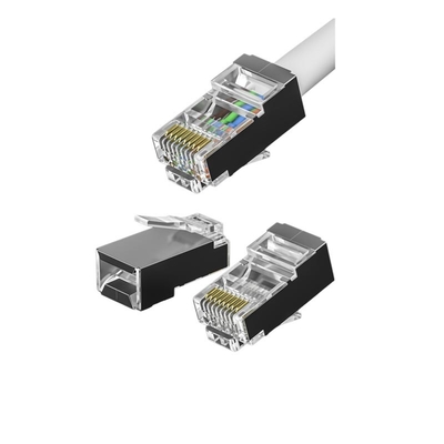 CAT5e/CAT6/CAT7 RJ45 সংযোগকারী কিট - সুরক্ষিত ও সুরক্ষিত নয়, বাল্ক ডিসকাউন্ট