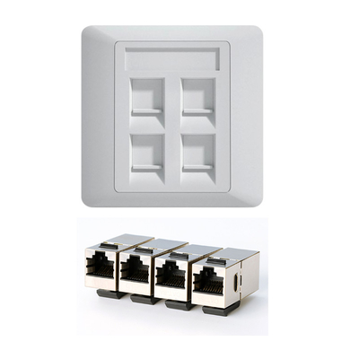 CAT6 PoE++ সমর্থন সহ সকেট - স্মার্ট বিল্ডিংয়ের জন্য 90W পাওয়ার সরবরাহ