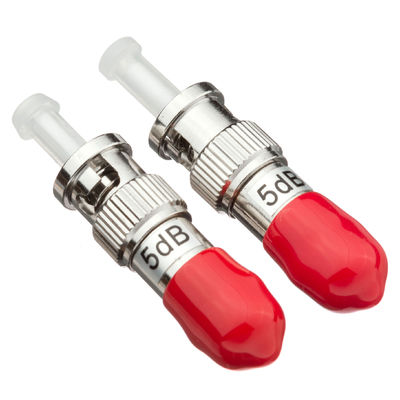 ST একক মোড অ্যাপ্লিকেশনের জন্য উচ্চ শক্তি 1W এবং 1-30dB ক্ষয় সঙ্গে মহিলা থেকে পুরুষ ফাইবার অপটিক Attenuator