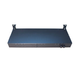 1 ইউ রাক মাউন্ট ফাইবার অপটিক বিতরণ বাক্স 8C 12C 24C 32C 48C 0.35 ডিবি 0.5 ডিবি সন্নিবেশ ক্ষতি