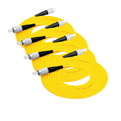 FTTH FTTB FTTX নেটওয়ার্কের জন্য 2.0mm ব্যাসের সিঙ্গেল মোড LC-LC ফাইবার অপটিক প্যাচ কেবল