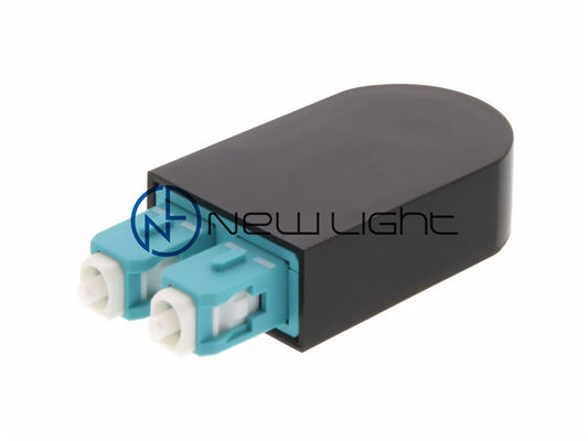 ক্ষয় প্রতিরোধী অ্যাপ্লিকেশনের জন্য অ্যাকোয়া এসসি সংযোগকারী সহ ওএম 3 মাল্টিমোড 2.0 মিমি ফাইবার অপটিক লুপব্যাক ক্যাবল