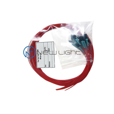 OM3 10Gb LC ইউপিসি-এলসি এপিসি ডুপ্লেক্স ফাইবার অপটিক প্যাচ ক্যাবল 1550nm তরঙ্গদৈর্ঘ্যের জন্য