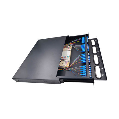 12F MTP MPO থেকে 6 LC ডুপ্লেক্স সিঙ্গেলমোড ক্যাসেট মডিউল অ্যালুমিনিয়াম খাদ